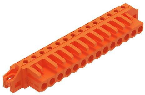 WAGO Federleiste 232-274/031-000 in Orange, 25 Stück - Bild 1
