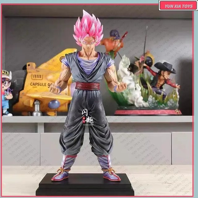 Bandai Dragon Ball Anime Figuren, Son Goku Vegeta Vegetto Gogeta Master Roshi, Sammelmodell, 35 cm, PVC - Bild 1