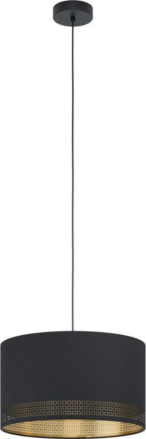 Eglo Pendelleuchte Esteperra 1-flammig in Schwarz-Gold mit E27 Fassung - Bild 1