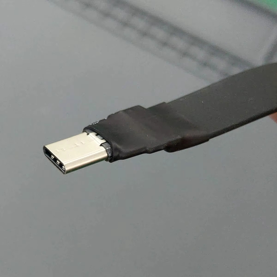 SPEEDIER USB 3.2 Gen2x2 Typ-C auf Typ-E Flachverlängerungskabel mit 90-Grad-Winkel für ITX/ATX-Motherboard und A4-Gehäuse, 20 Gbit/s - Bild 3