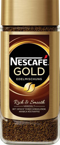 Nescafé Gold Edelmischung, 100 % löslicher Bohnenkaffee, 200 g - Bild 1