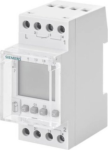 Siemens 7LF4532-0 Elektronische Hutschienen-Zeitschaltuhr in Weiß - Bild 1