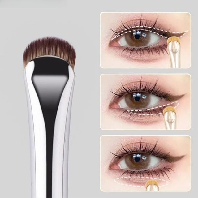 CNKESS Eyeliner-Make-up-Pinsel, Gebogen, Präzisions-Lidschattenpinsel - Bild 1