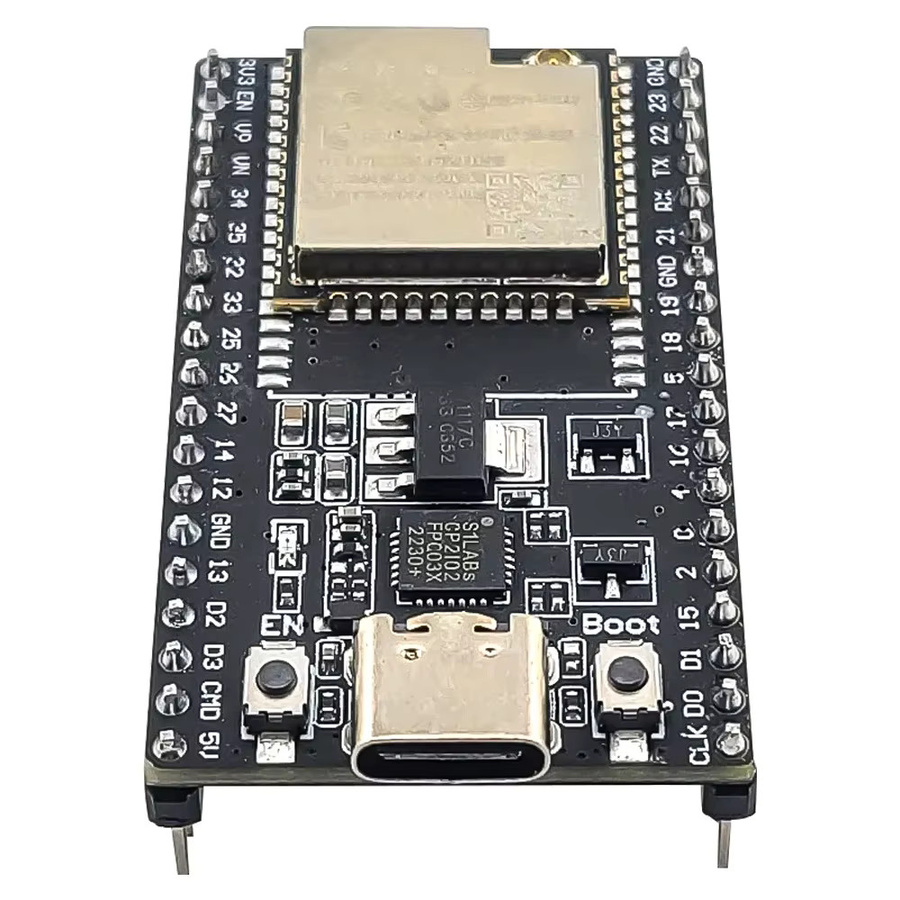 ESP32-Entwicklungsboard Kit mit Port-Erweiterungsboard, ESP32-32U BT WLAN-Modul, Typ-C Anschluss, 38PIN, CP2102, Schwarz - Bild 4