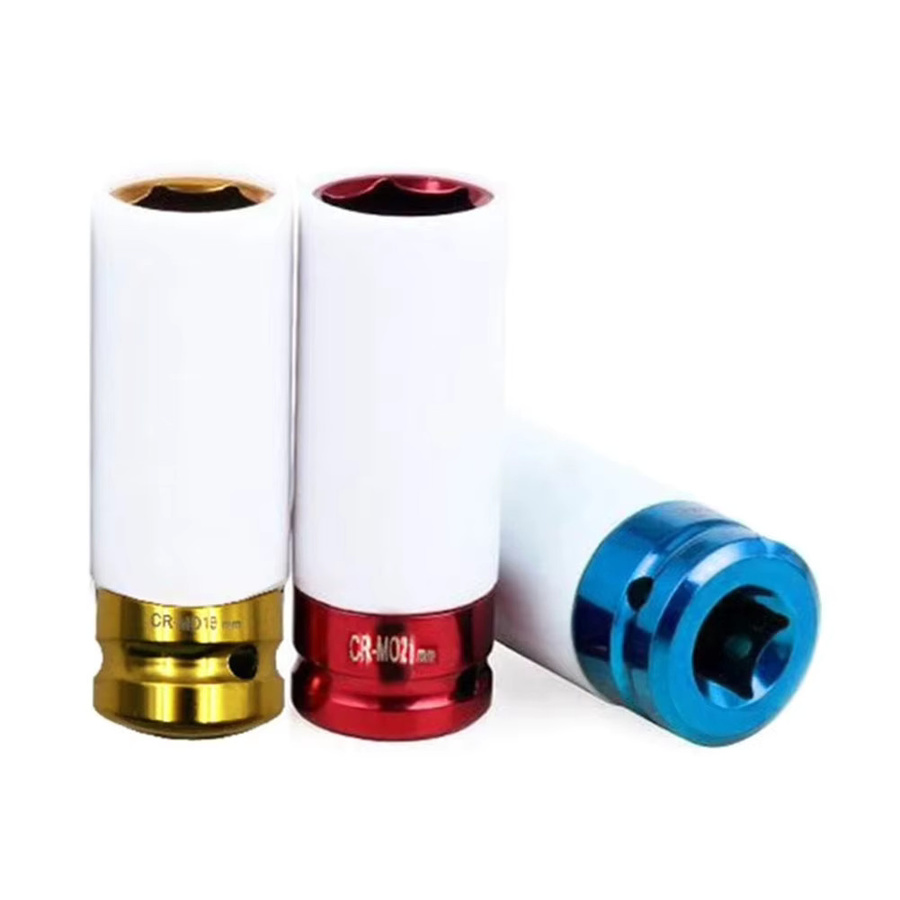 VIBRATITE Metall Steckschlüssel Adapter 1/2 Zoll für Auto Reifen und Räder in 17mm, 19mm und 21mm - Bild 3