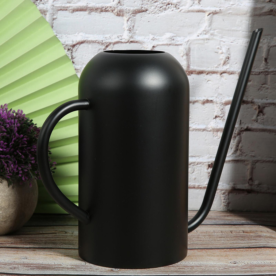 KONNWEI Edelstahl Gießkanne mit langem Ausguss für Garten, Pflanzen und Bonsai, 1,5 l - Bild 2
