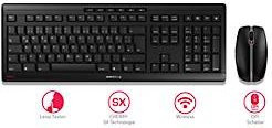 CHERRY Stream Desktop kabelloses Tastatur-Maus-Set in Schwarz mit QWERTZ-Layout - Bild 3