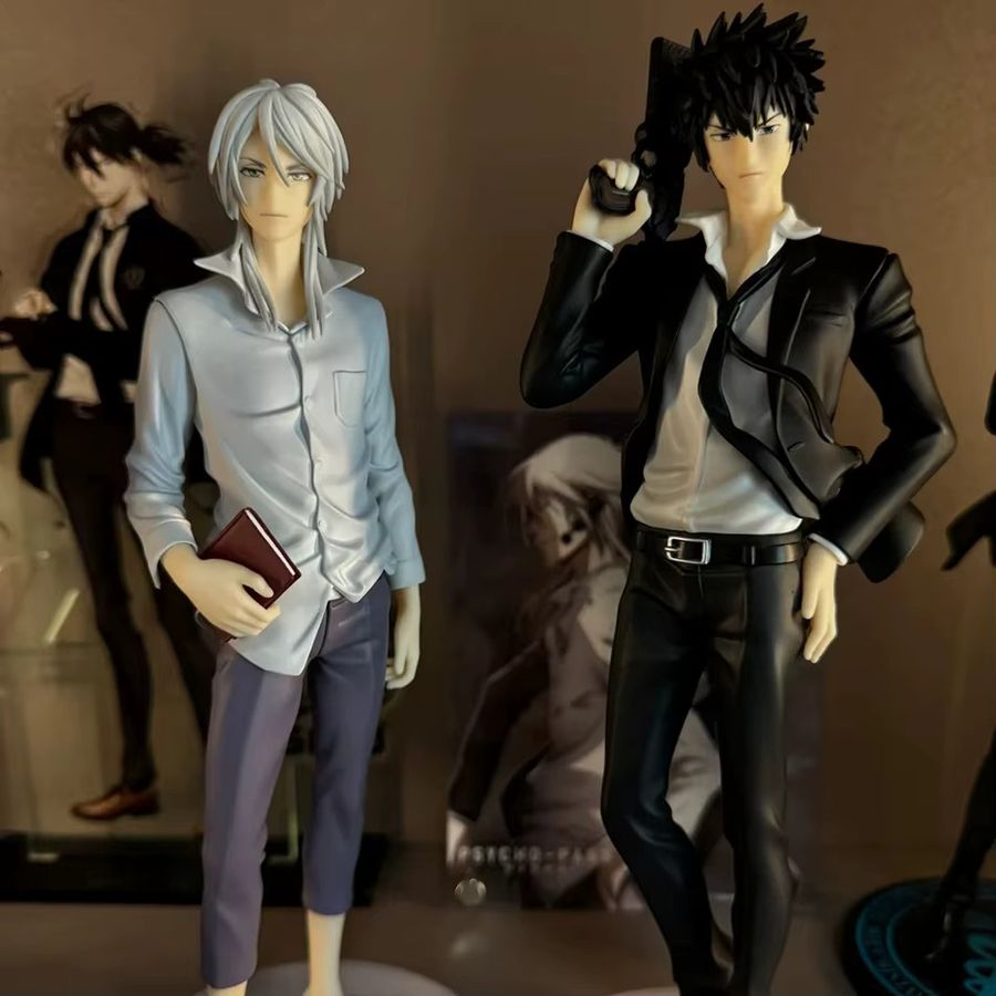 Bandai Anime Psycho-Pass Action Figure Shogo Makishima und Shinya Kogami aus PVC, Multicolor, Höhe: 18 cm - Bild 2