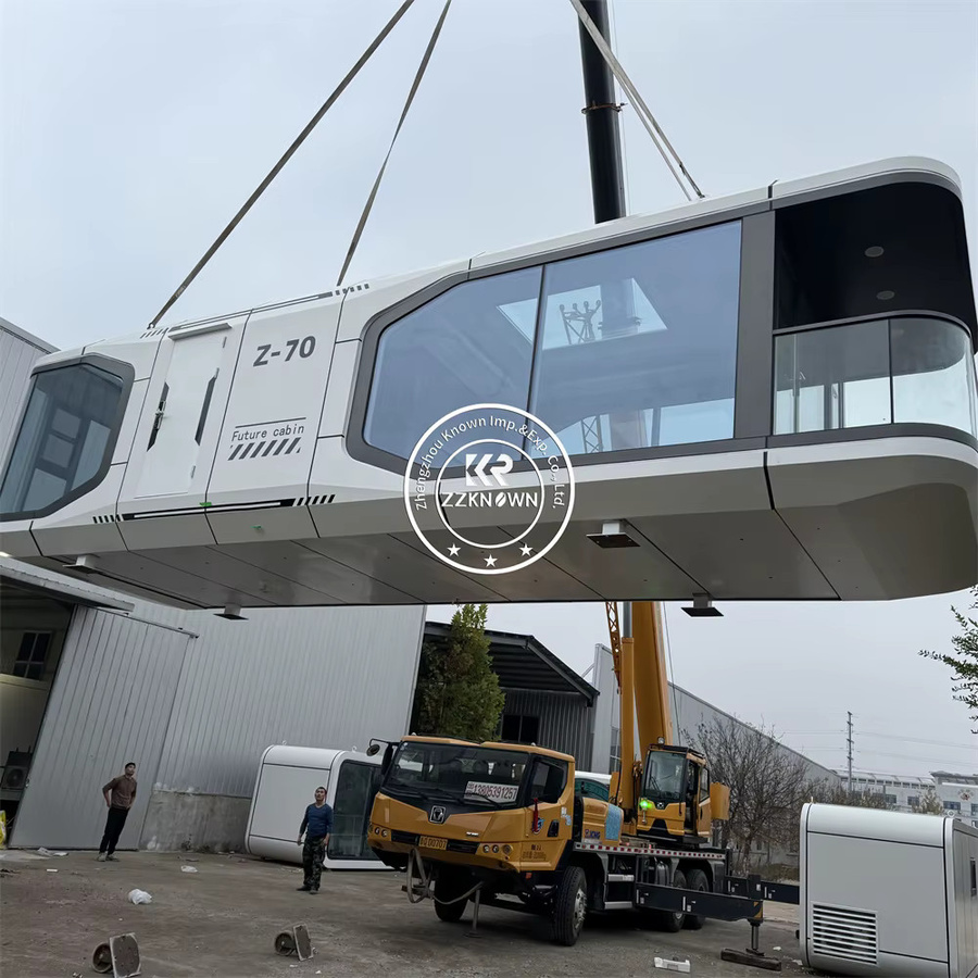 ZZREALLY Luxuriöses Kapselhaus in Weiß – Modernes 40ft Container Capsule Home für Resorts und Villen - Bild 5