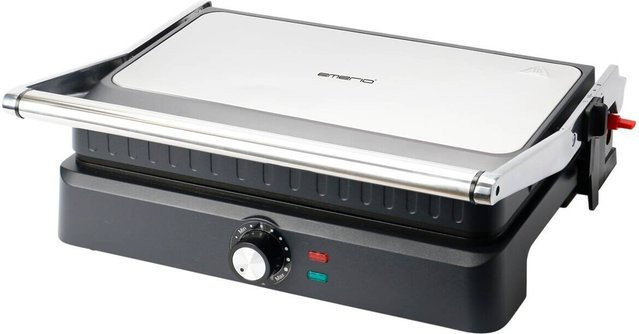 Emerio Kontaktgrill CG-130859.1 in Schwarz aus Metall, B/H/T: 39 x 14 x 34 cm - Bild 1