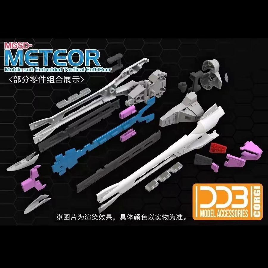 Bandai New Meteor Flight Rucksack, Zubehör, 1/144 Maßstab, ab 14 Jahren - Bild 4