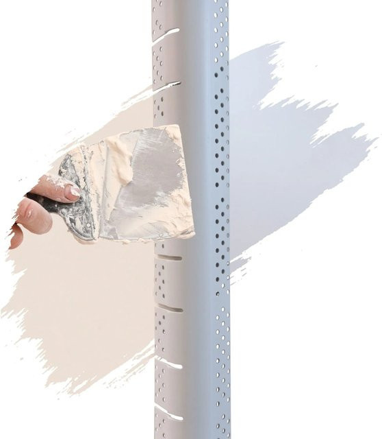 ProfileXXL Flexibler Eckwinkel Rund aus PVC in Weiß, B/H: 55 x 23 mm, Länge: 2,5 m - Bild 1