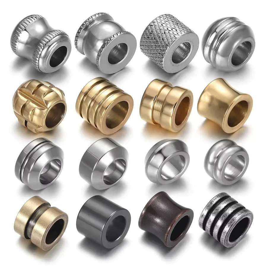 EMBLAASK Spacer Perlen Edelstahl, Unisex - Bild 1