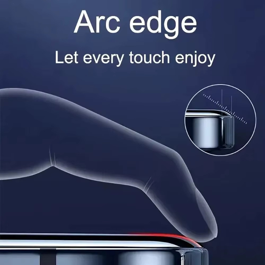 9D Vollflächiger Displayschutz aus gehärtetem Glas für Apple iPhone 17 17e 16 15 14 Pro Max Plus 13 12 11 Pro X XR, transparent - Bild 5