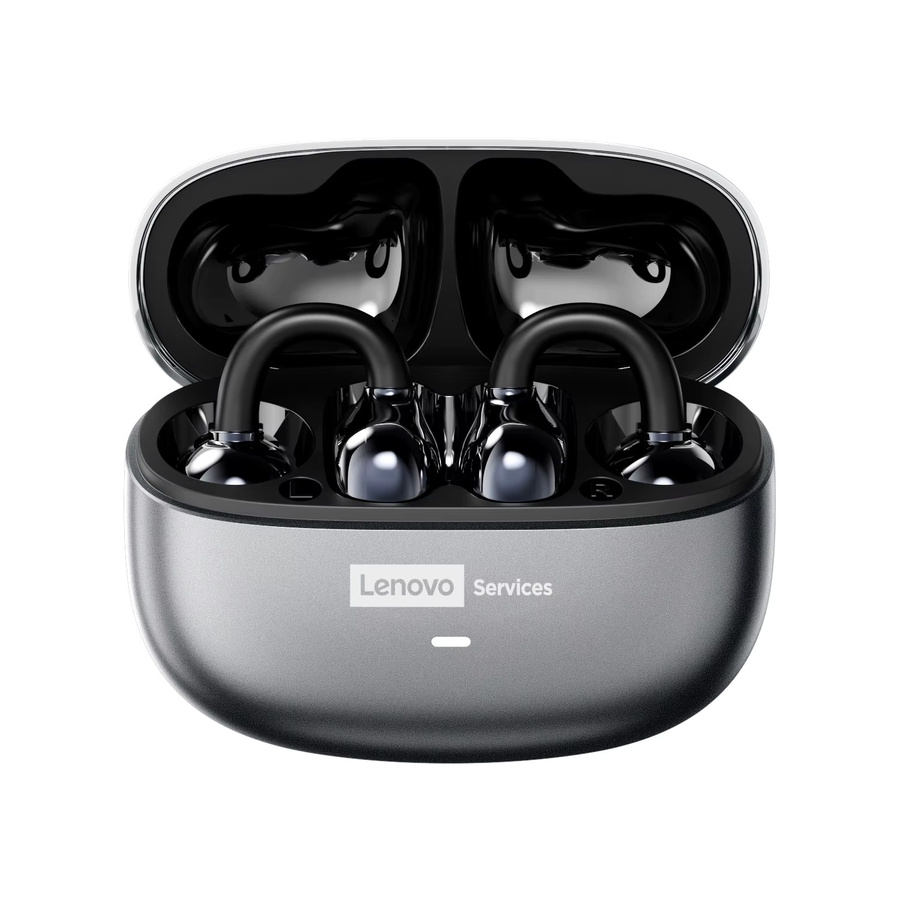 Lenovo LE302 OWS Kabellose Bluetooth 6.0 Kopfhörer mit Geräuschunterdrückung und Ohrclip-Design in Schwarz - Bild 6