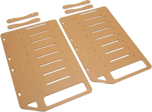 DIYelecs DIY-Festplattenhalterung aus Acryl für den Desktop, mehrschichtig, beige - Bild 1