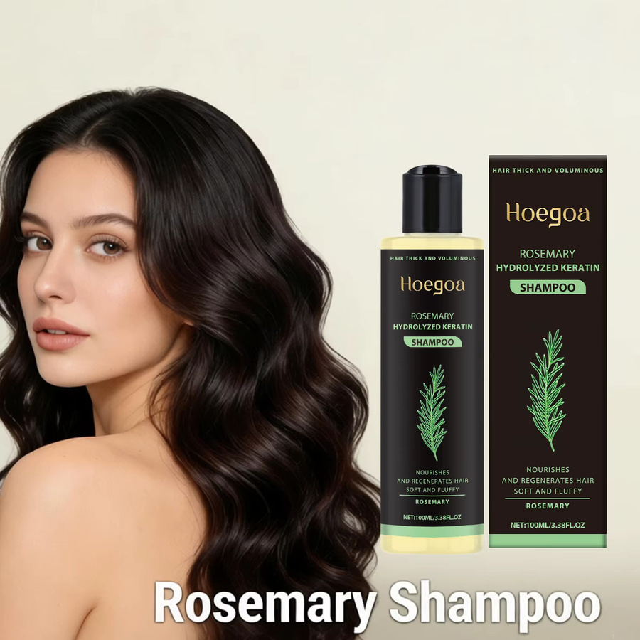 HOEGOA Rosmarin-Shampoo, für strapaziertes Haar und Schuppen, Unisex - Bild 2