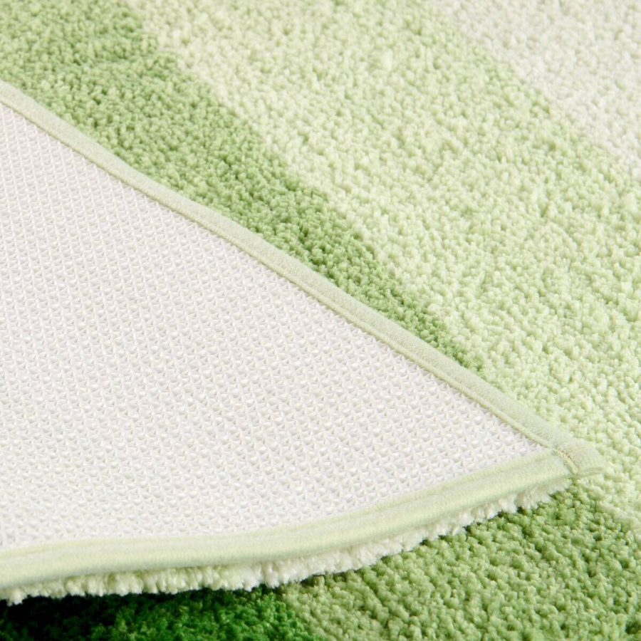 POCOline Badematte Farbverlauf Grün aus Polyester mit Schnelltrocknungsfunktion und Oeko-Tex Standard 100, B/T: 80 x 50 cm - Bild 2