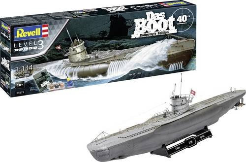 Revell Das Boot Collector's Edition - 40th Anniversary, Schiffsmodell Bausatz, 1:144, ab 10 Jahren - Bild 1