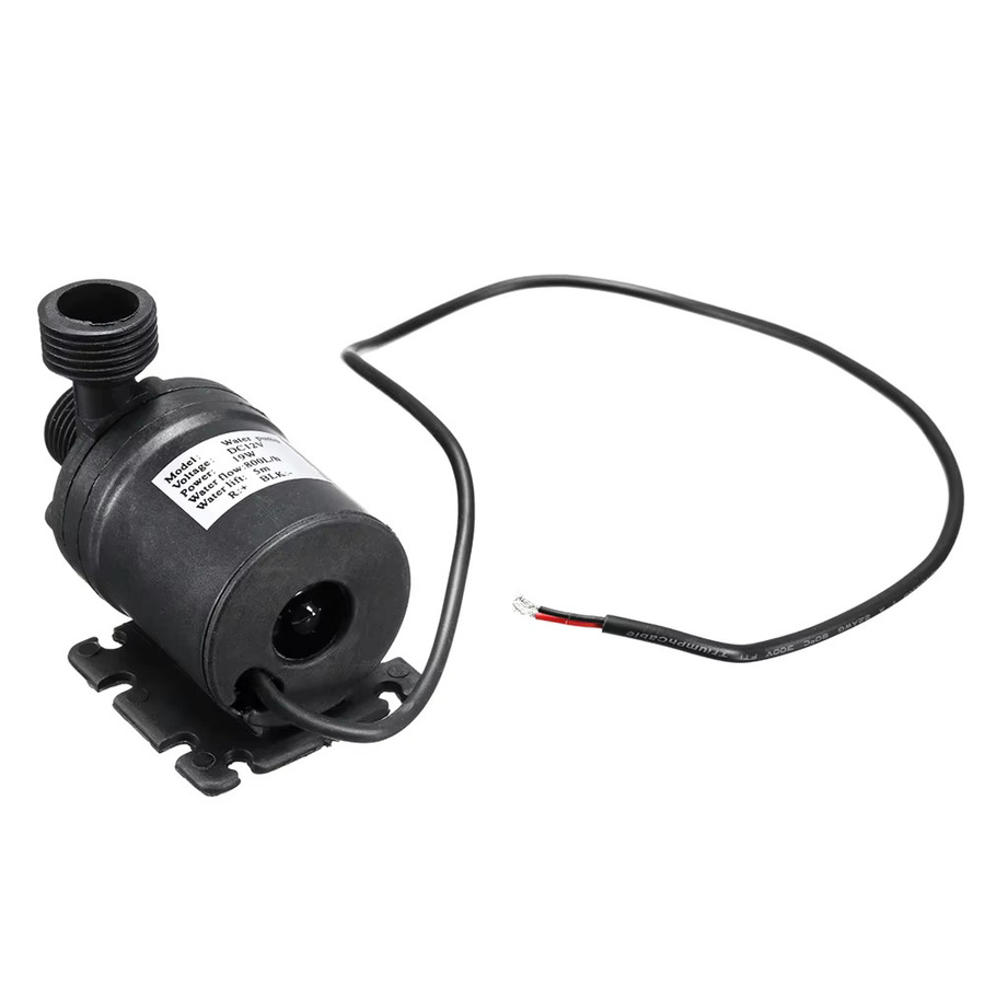 YEGE Bürstenlose Tauchpumpe für Aquarium und Teich, DC 12/24V, Ultra Leise Wasserpumpe in Schwarz - Bild 2