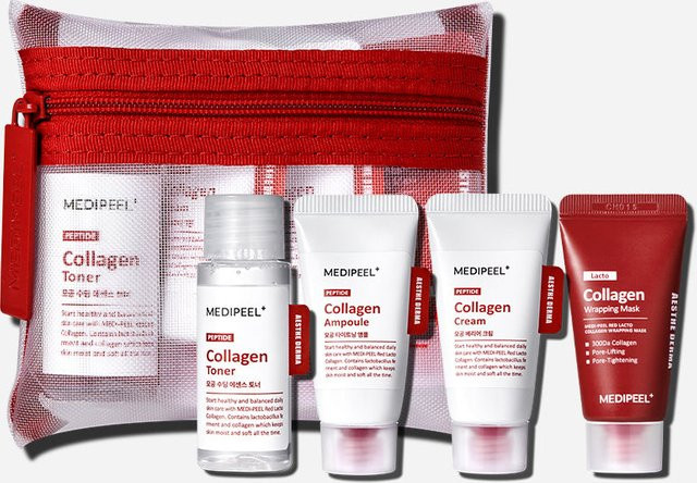 MEDI-PEEL Red Lacto Collagen Hautpflege-Testset mit Kollagen - Bild 1
