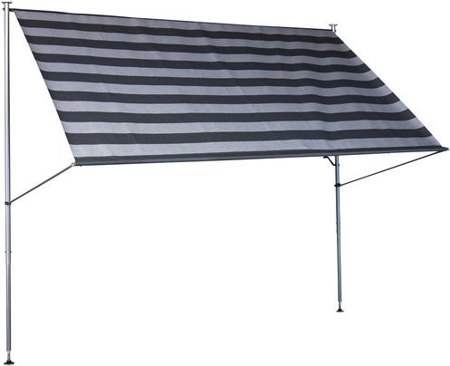 Klemmmarkise von ANGERER FREIZEITMÖBEL in Grau, Breite: 150 cm, Tiefe: 170 cm - Bild 1