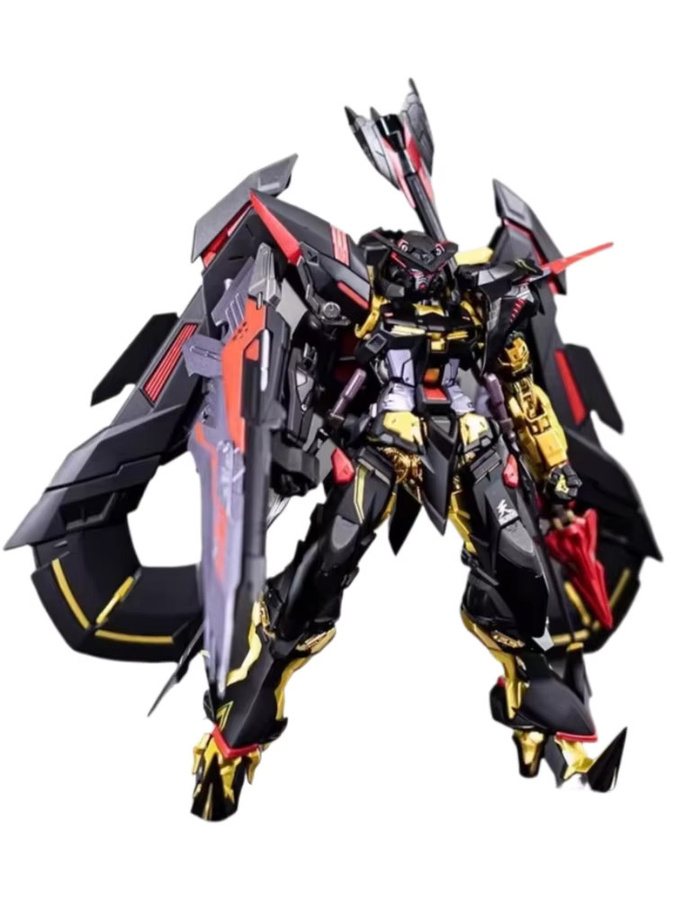 Bandai Astray Gold Frame HG Bausatz, Actionfigur, Maßstab 1:144, mit Flight Pack und Waffenset - Bild 4