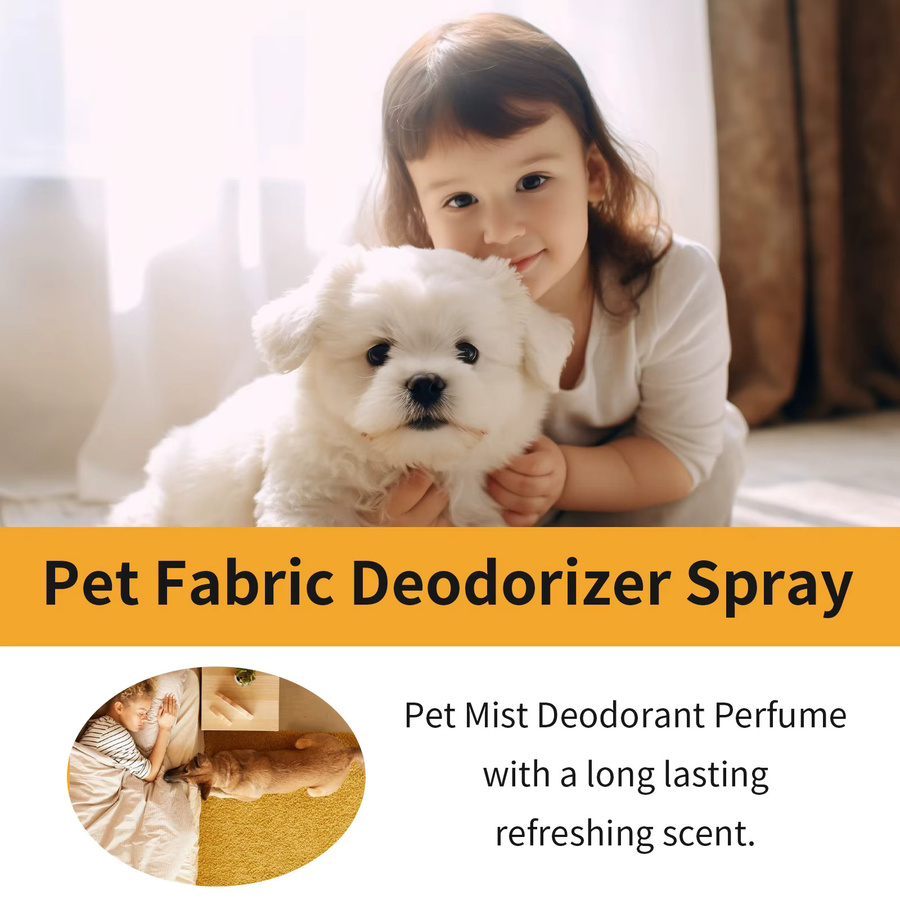 YEGBONG Natürliches Deodorant-Spray für Haustiere mit frischem Duft, 120 ml, Urin-Geruchsbeseitiger und Geruchsneutralisator für Hunde - Bild 2