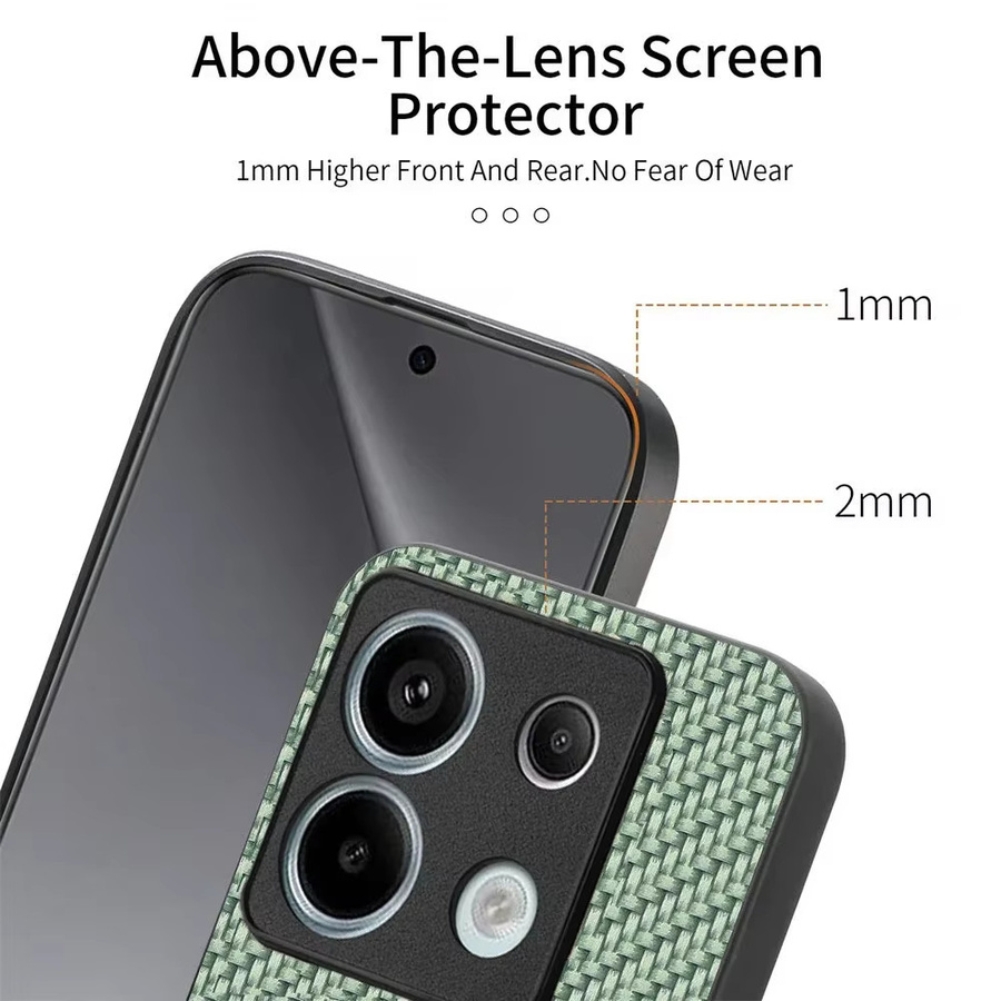 Luxus Magnet Wireless Charge Schutzhülle für Xiaomi Redmi Note 15 14 13 12 11 Pro Plus 5G sowie Redmi 15C 14C 13C 12s in Braun und Grün - Bild 1