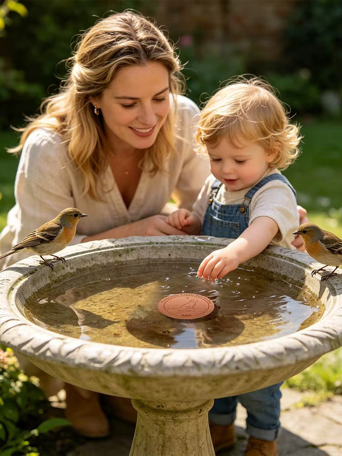 Kupfer-Reinigungsscheibe für Haustier-Wasserspender in Braun mit Selbstreinigungsfunktion - Bild 4