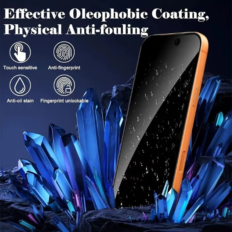SnakeGlass 3er-Pack Anti-Spionage Panzerglas Displayschutz für iPhone 17 16 15 14 13 12 11 Pro Max Plus Air Mini Kratzfest und Transparent - Bild 4