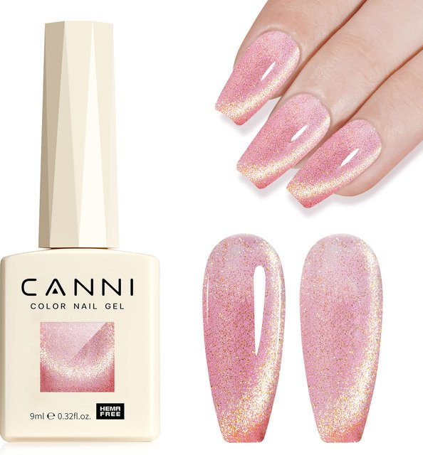CANNI Nagel-Gel-Nagellack, Glänzend, Cat-Eye-Gel - Bild 1