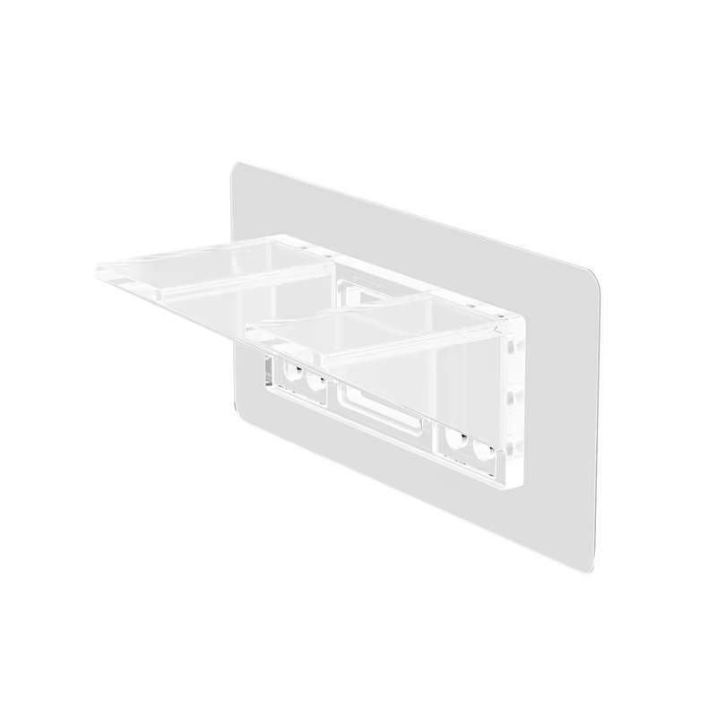 JETTING Wand-Aufhänger Klebehalterung Transparent für Küche und Schrank Regal-Unterstützung Clips - Bild 2