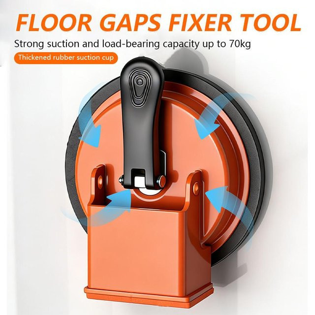 KITPIPI Bodenfugen-Reparaturwerkzeug mit Saugnapf-Design in Orange - Bild 1