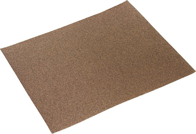 LUX-TOOLS Holz-Schleifpapier K80 für die Handarbeit in Braun - Bild 1