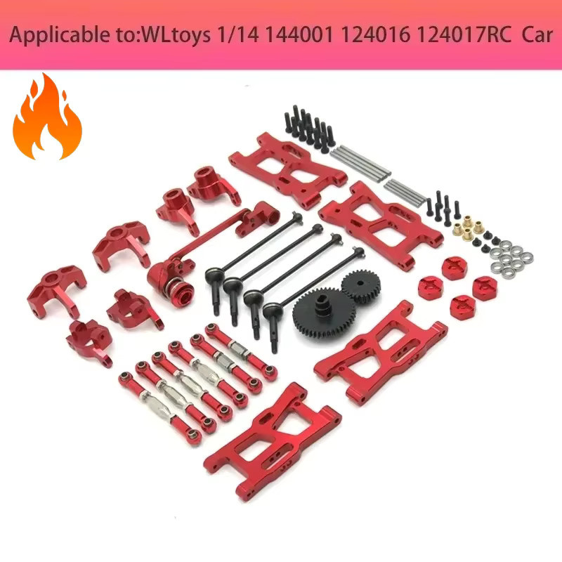WLtoys RC Auto Upgrade Metall-Ersatzteile, Kardanwelle, Hinterachse - Bild 2