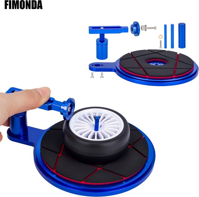Fimonda Halbautomatischer Reifenkleber, Aluminiumlegierung, Blau - Bild 1