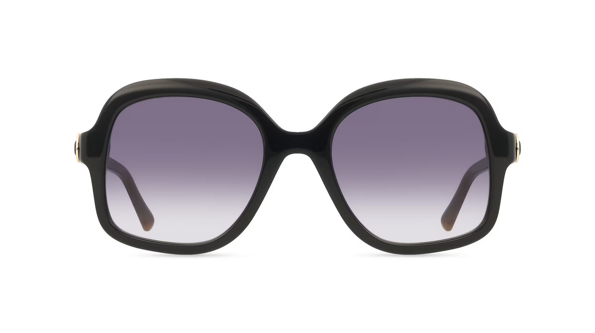 Sandro SA6074 Sonnenbrille, Vollrand, Quadratisch, Acetat, Schwarz, Damen - Bild 1