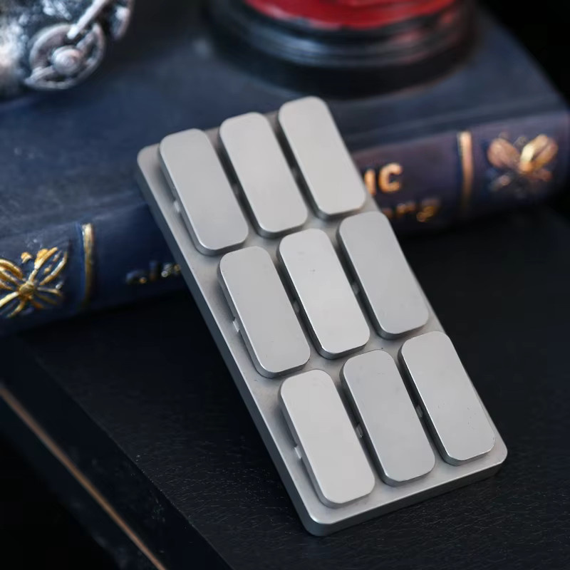 AHHLCLT 9 Schlüssel Zappeln Clicker, Edelstahl, Stressabbau Spielzeug - Bild 3
