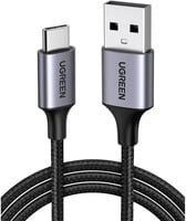 UGREEN USB-A auf USB-C Daten- und Ladekabel US288, 18W, Schwarz, Länge: 1 m - Bild 2