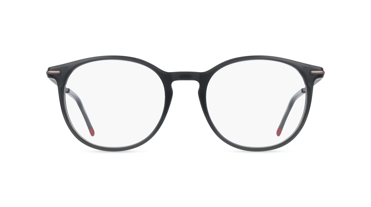 Hugo Boss HG 1406 Korrektionsbrille, Panto, Vollrand, Acetat, grau, Herren - Bild 1