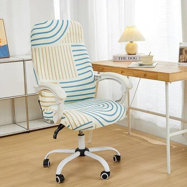 Elastischer Stuhlbezug aus Stretch-Spandex für S-Stühle, schmutzabweisend und waschbar, moderner Stil - Bild 1