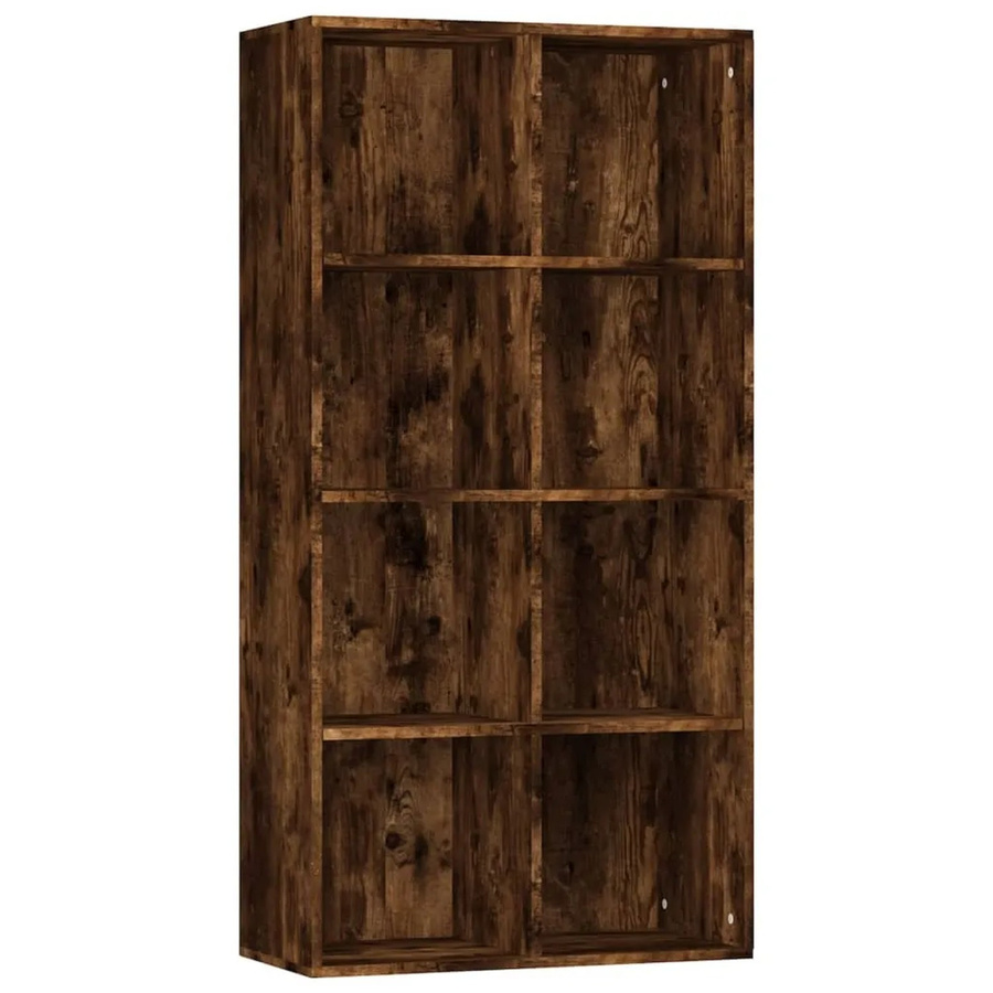 vidaXL Bücherregal Sideboard Räuchereiche Braun aus Holzwerkstoff B: 66 cm, T: 30 cm, H: 130 cm - Bild 2