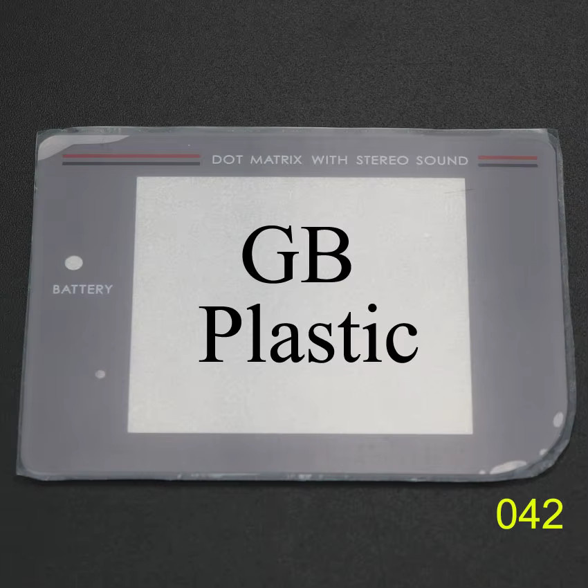 YuXi Kunststoff-Glaslinse für GameBoy GB DMG als Objektivschutz in Grau und Transparent inklusive Kleber - Bild 2