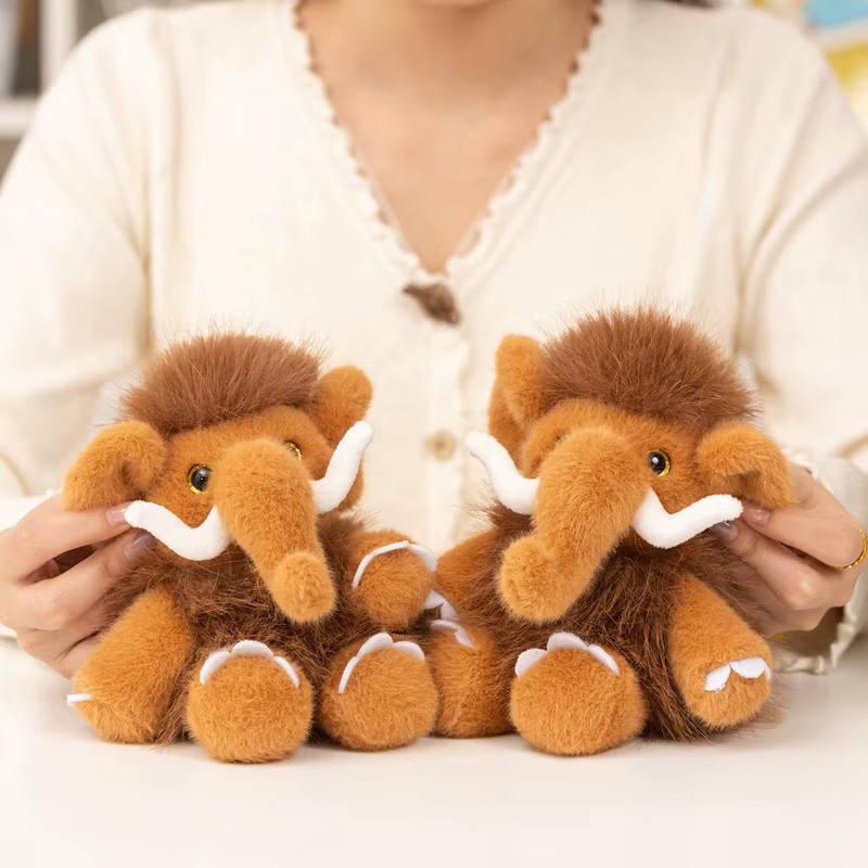 pangcangshu Mammut-Puppe, Eiszeit-Giraffe, Erdbeer-Katze, Plüschtiere - Bild 2