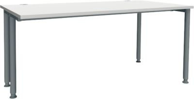 Schäfer Shop Genius Schreibtisch MODENA FLEX höhenverstellbar, Breite: 160 cm, lichtgrau/anthrazit - Bild 1