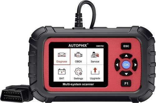 Autophix OBD II Diagnosetool DM5700 in Schwarz für Acura, Audi, BMW, Smart, Mercedes Benz und MINI - Bild 1