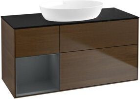 V&B Waschtischunterschrank Finion in Lackoptik, Breite: 120 cm, Tiefe: 50,1 cm, Höhe: 50,1 cm - Bild 1