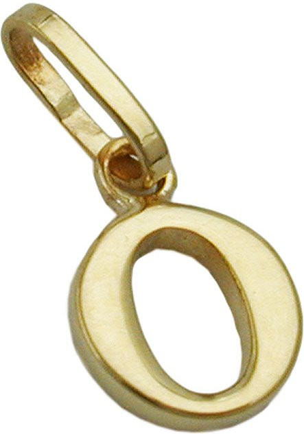 Paolo Renzo Buchstabenanhänger, 375 Gelbgold, Unisex - Bild 1