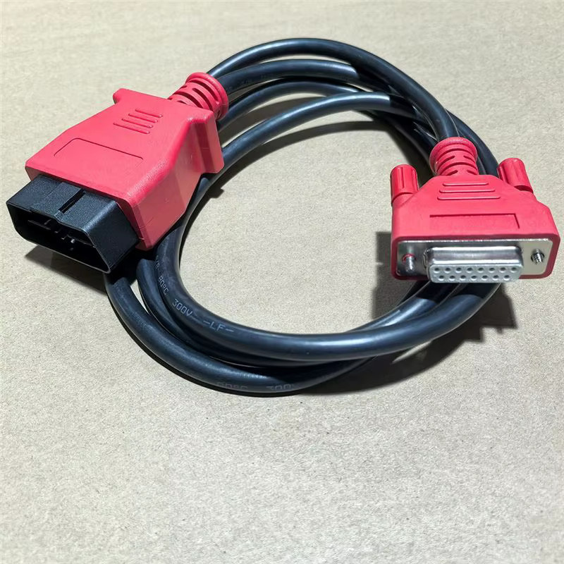 Autel 15-Pin-OBD2-Verlängerungskabel in Rot für Maxisys MK808 MP808 MS906 MS908 MK908 mit DB15-Pin-Buchse auf OBD-16-Pin-Stecker - Bild 4